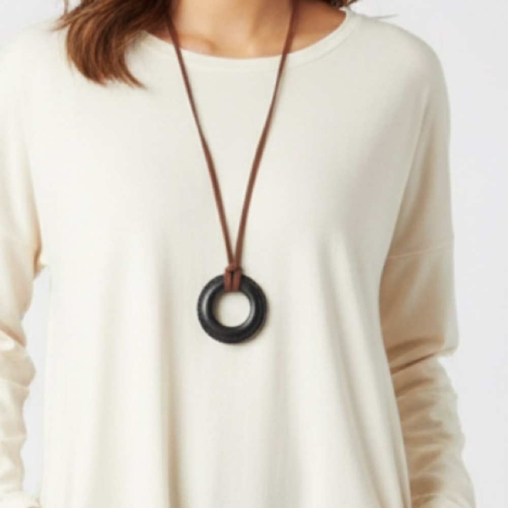 Southwest necklace leather NWOT